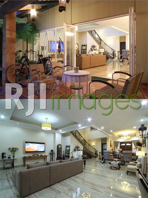 Teras area dan Living Room