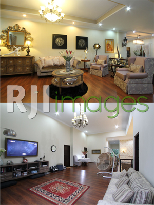 Ruang Tamu dan Living Room lt 2