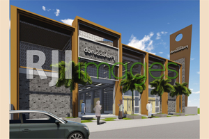 Bukaan berupa roster pada dinding masjid Bukaan berupa roster pada dinding masjid