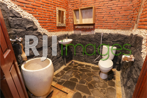 Dekorasi unik bathroom dengan fasilitas modern