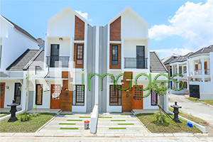 Deretan hunian tipe 50 (Mizu) Kawa Village