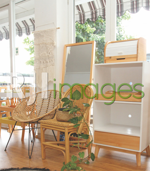 Produk kursi rotan bergaya bohemian