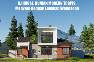 hunian modern tropis