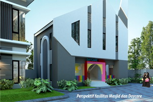 Perspektif Fasilitas Masjid & Daycare Purisehati Trihanggo purisehati trihanggo