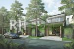 Perspektif rumah downslope 4 lantai CitraSun Garden Semarang
