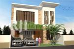 Perspektif rumah tipe 120 Tentrem Sidoarum