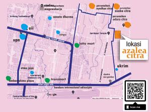 peta azalea citra